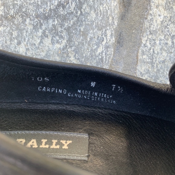 Bally Black Leather Loafers - Picture 9 of 12